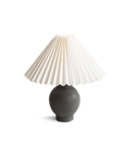 Charcoal Pedestal Sphere Lamp
