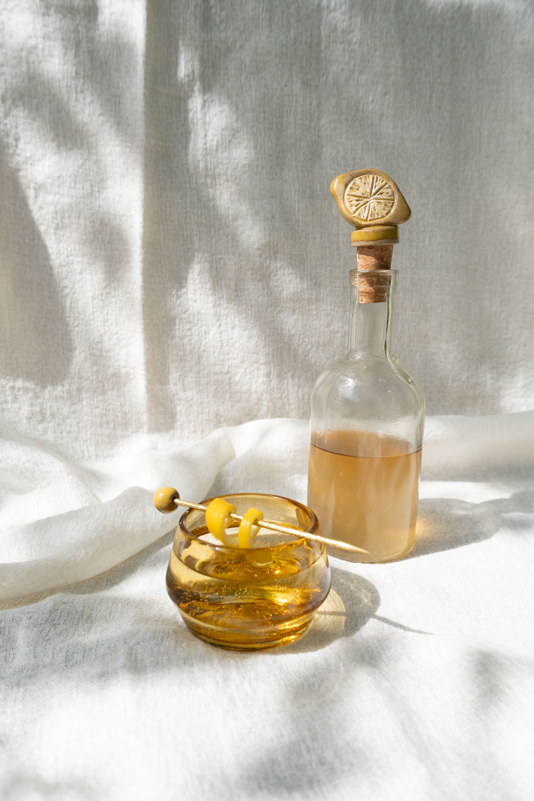 Amber Handmade Recycled Glass