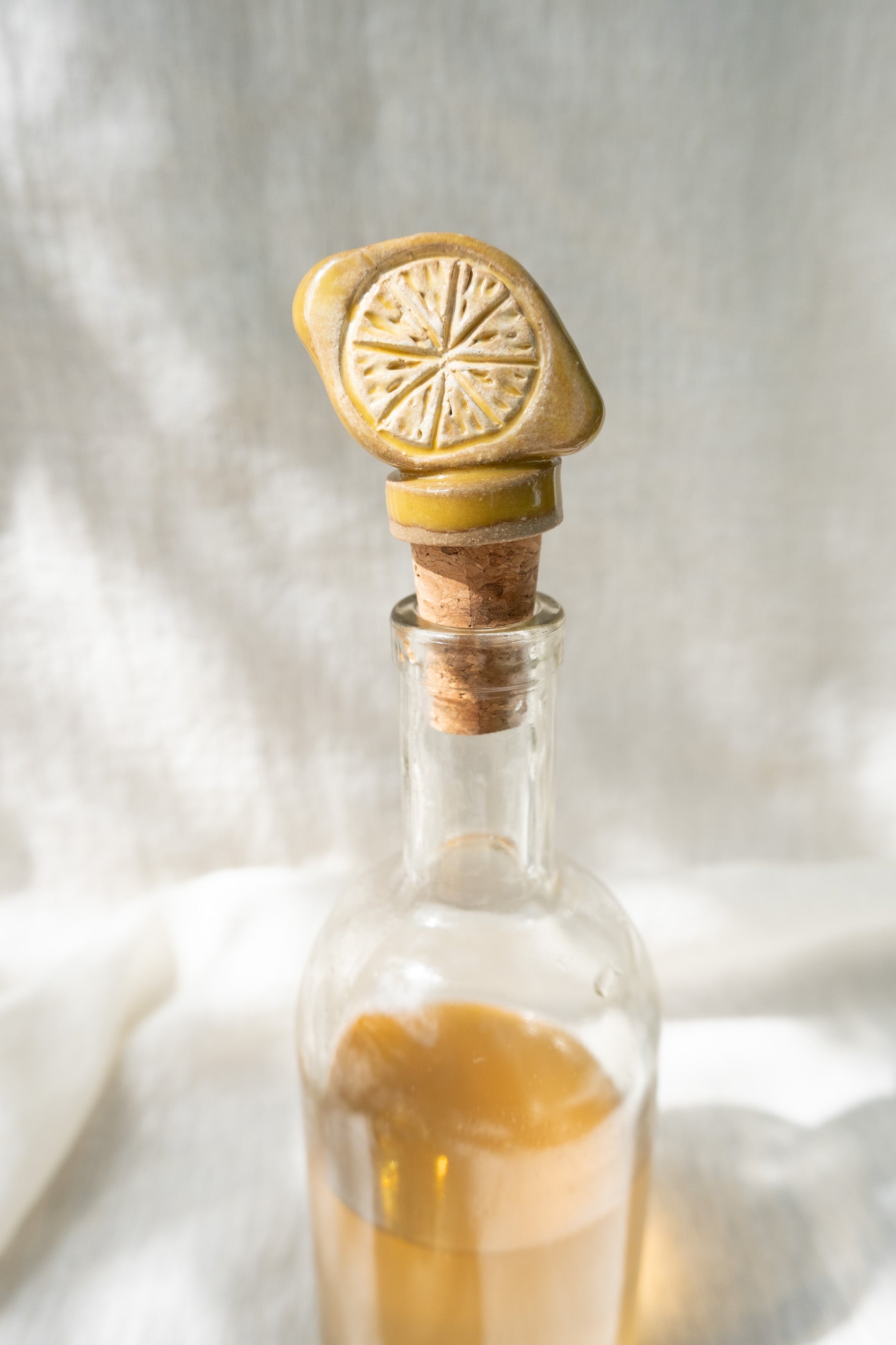 Lemon Wine/Bottle Stopper