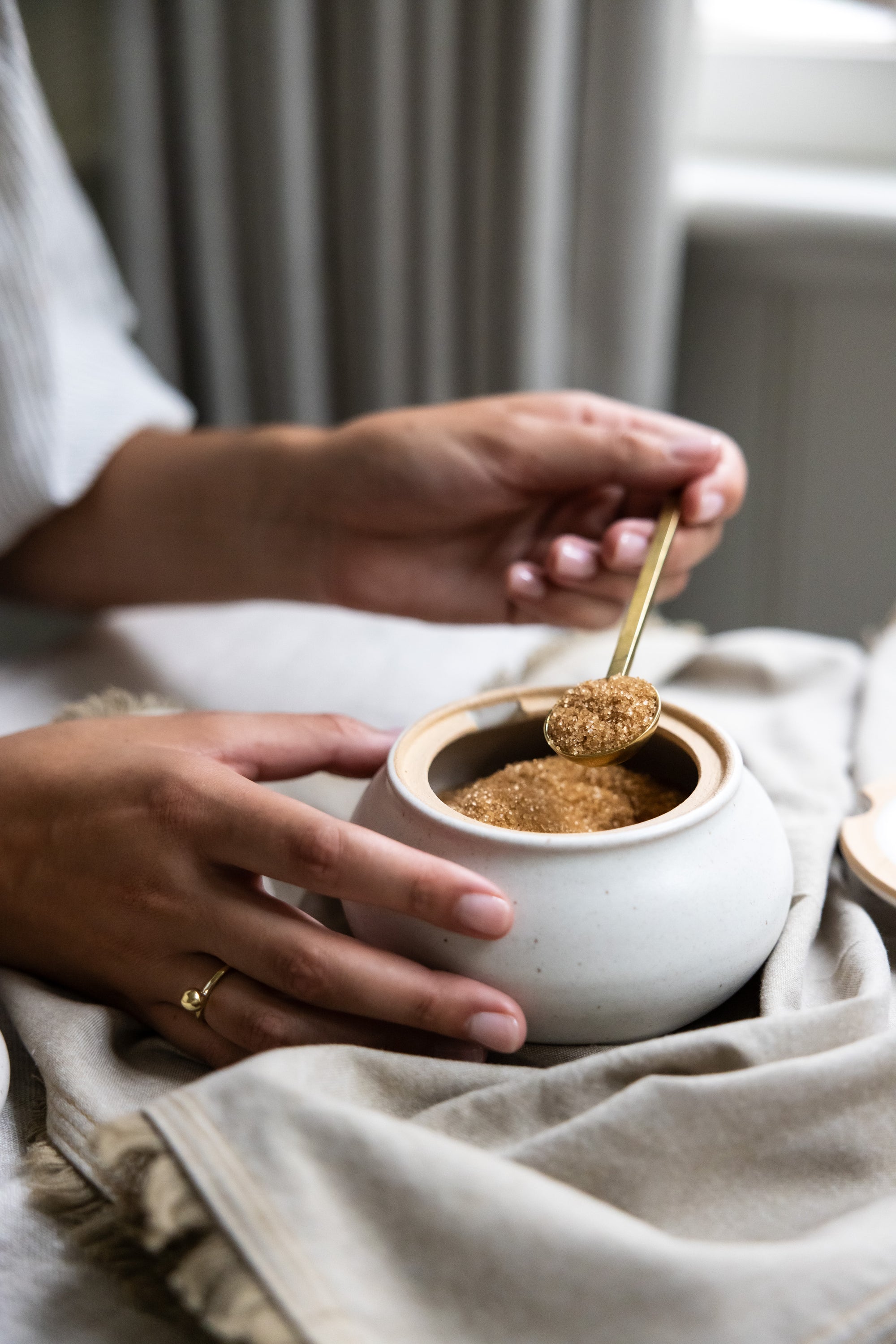 Sugar Spoon - Brass
