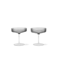 Ripple Champagne Saucers by Ferm Living - Set of 2