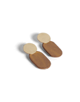Smooth Oval Drop Earrings